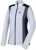 outdoorvest Nala dames polyester wit/grijs/blauw mt 40