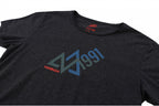 T-shirt Alnus heren katoen/polyester antraciet mt S