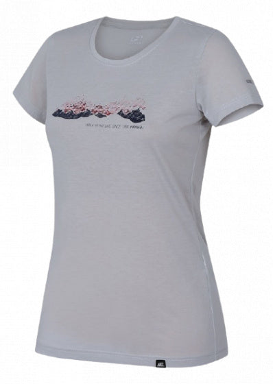 T-shirt Corey II dames polyester grijs mt 38