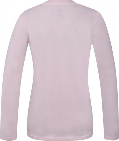 longsleeve Elika dames katoen/elastaan roze maat 42