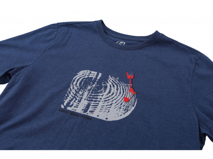 T-shirt Arvens katoen/polyester blauw maat XXL