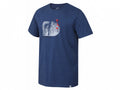 T-shirt Arvens katoen/polyester blauw maat M