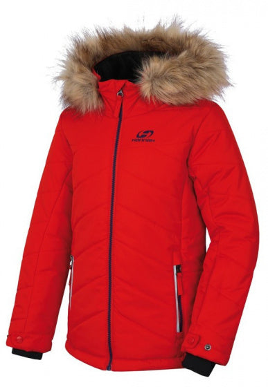 jas Waca junior polyester donkerrood maat 116