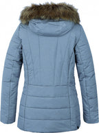 winterjas Mona dames polyester blauwgrijs mt 36