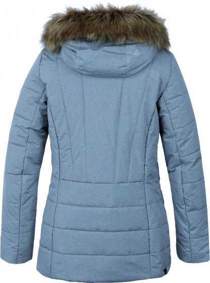 winterjas Mona dames polyester blauwgrijs mt 36