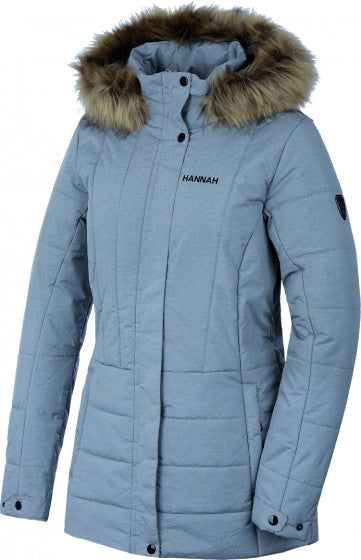 winterjas Mona dames polyester blauwgrijs mt 36