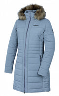 winterjas Ree dames polyester blauwgrijs maat 34