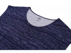 zomerjurk Zanziba dames katoen/elastaan donkerblauw mt 42