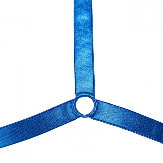 body straps love dames nylon blauw