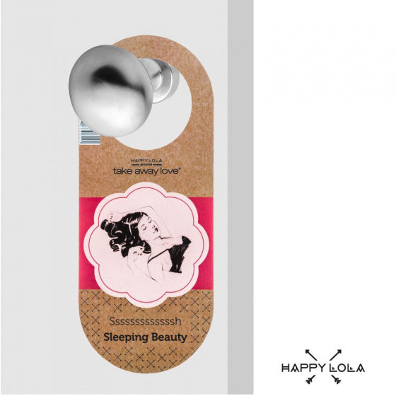 deurhanger love dames 24 x 10 cm karton bruin/blauw/roze