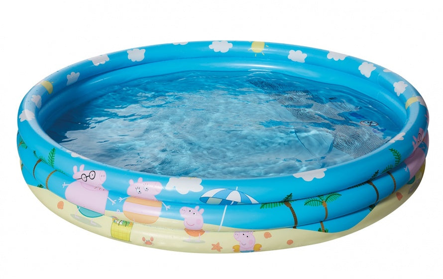 opblaaszwembad Peppa Pig 122 x 23 cm blauw
