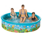 opblaaszwembad Flower & Friends 185 x 39 cm blauw