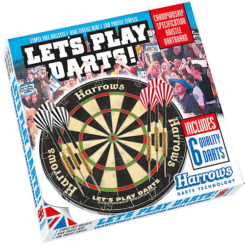 Harrows - let's play darts bristle board