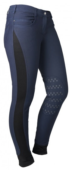 paardrijbroek Rimini junior blauw maat 128