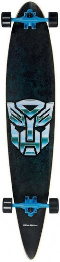longboard Transformers 96 x 24 cm zwart/blauw