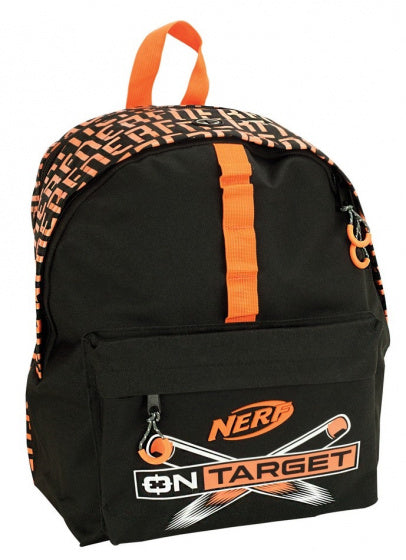 rugzak Nerf junior 43 x 32 x 20 cm polyester zwart