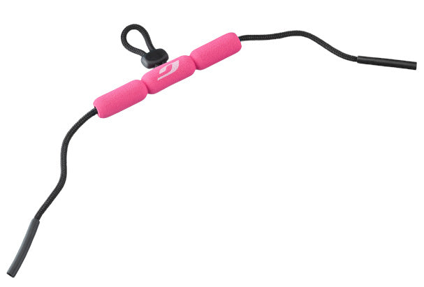 Henri beaud Brillenkoord drijvend 47 cm rubber/polyester roze