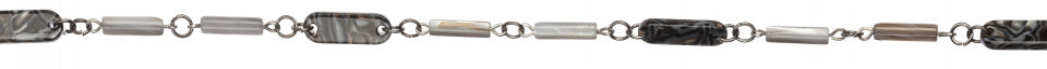 brillenkoord Corne 65 cm grijs