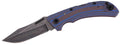 Herbertz zakmes 20,4 cm rvs fiberglass donkergrijs blauw