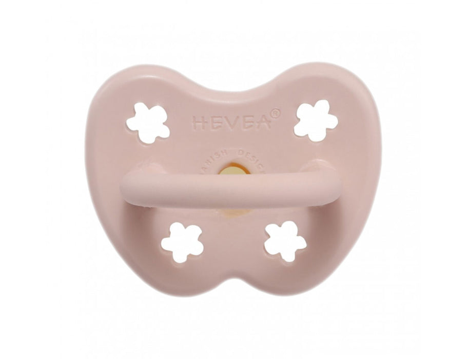 hevea speen rond 0-3 mnd powder pink