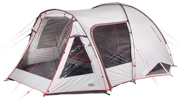 High peak Familietent Amora 5.0 4-5 persoons 500 x 330 cm grijs