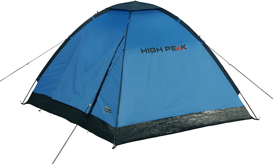 High peak Koepeltent Beaver 3-persoons 200 x 180 x 120 cm blauw