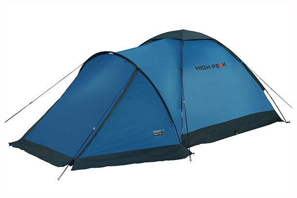 High peak Koepeltent Ontario 3-persoons 305 x 180 x 120 cm blauw