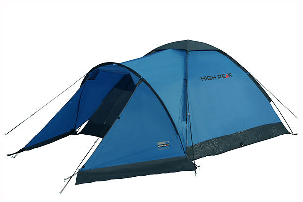 High peak Koepeltent Ontario 3-persoons 305 x 180 x 120 cm blauw