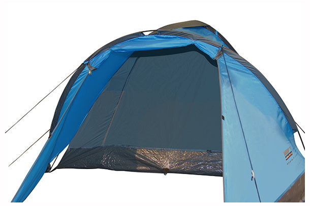 High peak Koepeltent Ontario 3-persoons 305 x 180 x 120 cm blauw