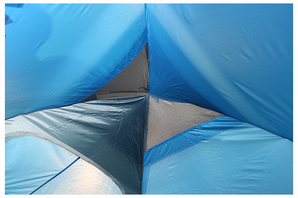 High peak Koepeltent Ontario 3-persoons 305 x 180 x 120 cm blauw