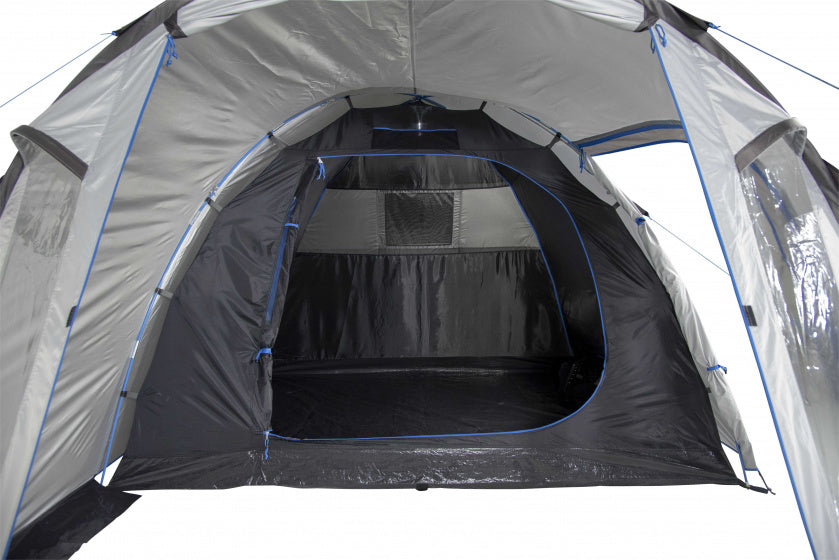 High peak Koepeltent Tessin 4-persoons 370 x 240 x 170 cm grijs