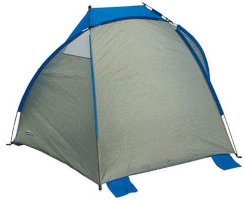 High peak Strandtent Mallorca UV40 119 x 230 x 130 cm grijs/blauw