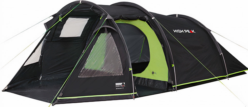 High peak atmos 3 tunneltent - donkergrijs - 3 persoons