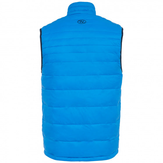 bodywarmer Reversible heren nylon blauw maat S