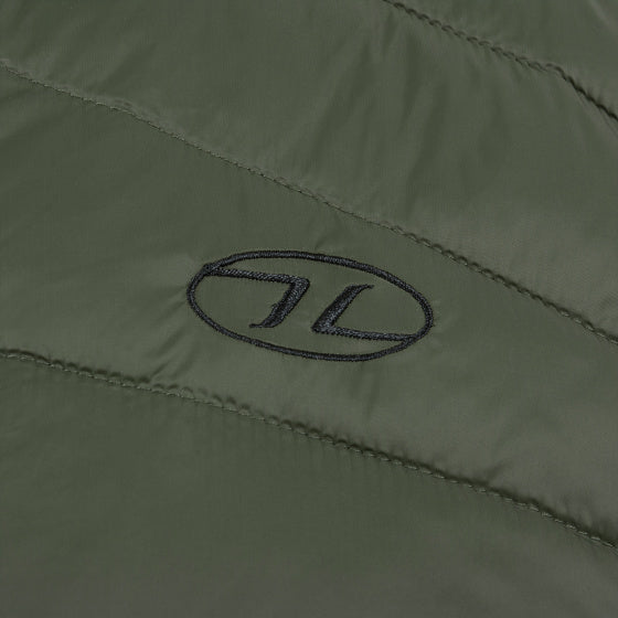 bodywarmer Reversible heren nylon groen/zwart maat XS