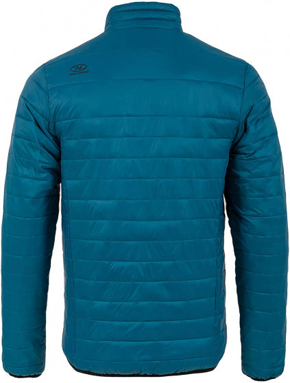 outdoorjas Coll heren nylon zwart/petrol maat S