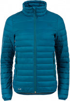 outdoorjas Fara dames nylon blauwgroen maat M