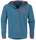 outdoorjas Hirta Hybrid heren nylon blauw maat M