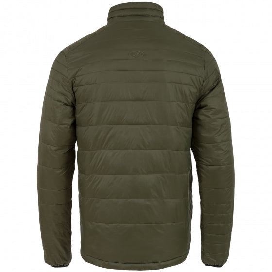 outdoorjas Reversible heren olijfgroen/zwart maat XS