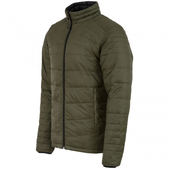 outdoorjas Reversible heren olijfgroen/zwart maat XS