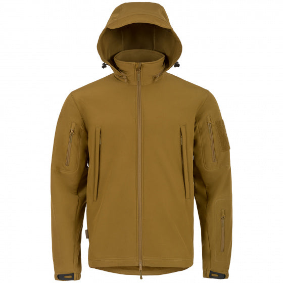 outdoorjas Tactical Soft-Shell heren okergeel mt XL