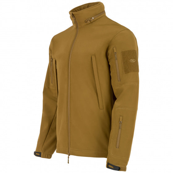 outdoorjas Tactical Soft-Shell heren okergeel mt XL