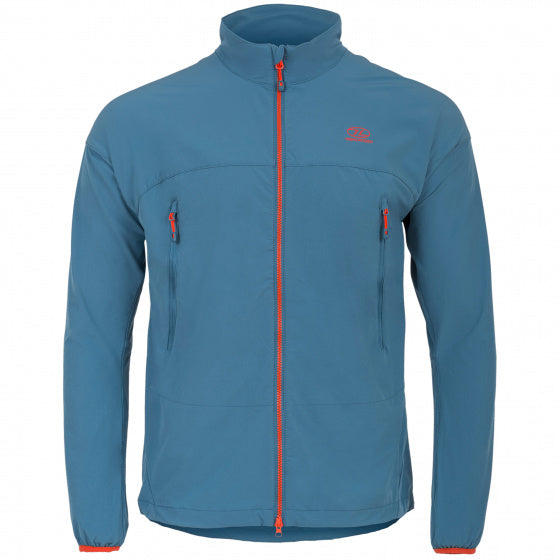outdoorvest Hirta heren nylon staalblauw maat L