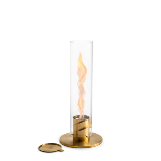 Höfats Spin 120 sfeerlantaarn RVS 23 x 54 cm goud