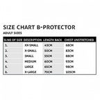 backprotector unisex zwart maat M