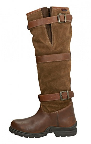 outdoorlaarzen Highlander leer/suède bruin/bruin maat 38