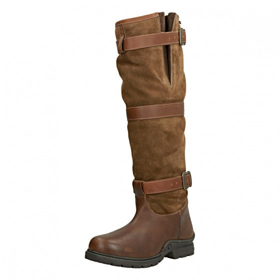 outdoorlaarzen Highlander leer/suède bruin/bruin maat 40