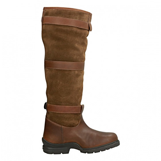 outdoorlaarzen Highlander leer/suède bruin/bruin maat 36