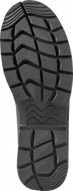 outdoorlaarzen Highlander leer/bont/suède zwart maat 45