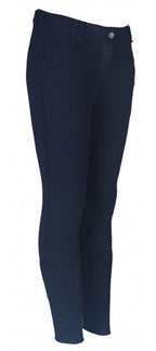 paardrijbroek D-Annika dames katoen/siliconen navy mt 38